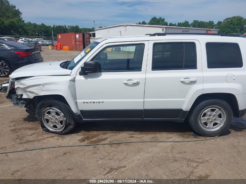 1C4NJPBB6GD602284 2016 Jeep Patriot Sport