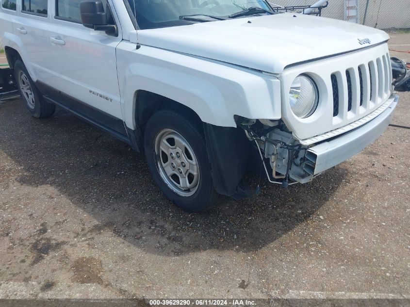 1C4NJPBB6GD602284 2016 Jeep Patriot Sport