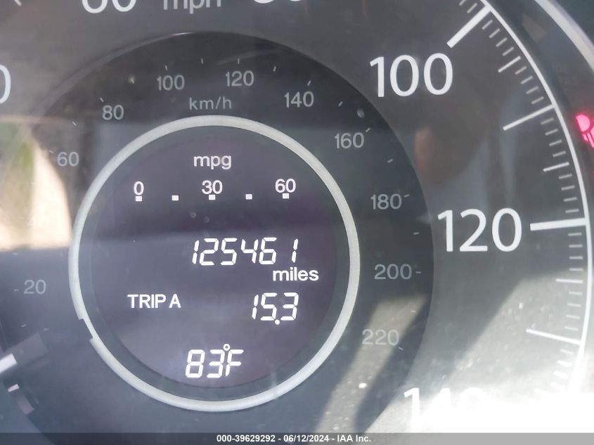 2013 Honda Cr-V Lx VIN: 5J6RM4H38DL026507 Lot: 39629292