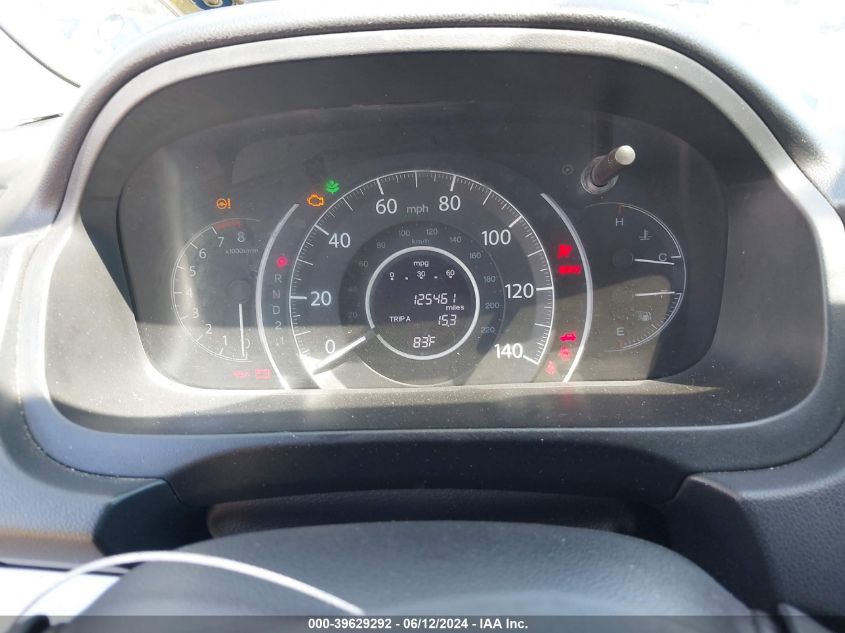 2013 Honda Cr-V Lx VIN: 5J6RM4H38DL026507 Lot: 39629292