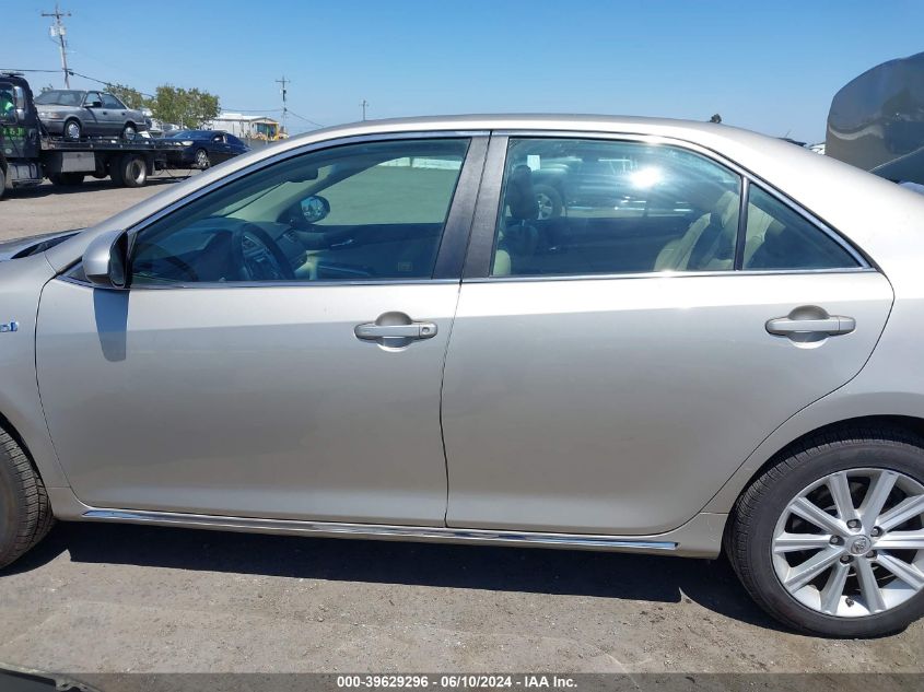 2013 Toyota Camry Hybrid Xle VIN: 4T1BD1FK0DU090109 Lot: 39629296