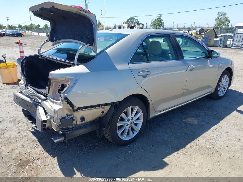 2013 Toyota Camry Hybrid Xle VIN: 4T1BD1FK0DU090109 Lot: 39629296