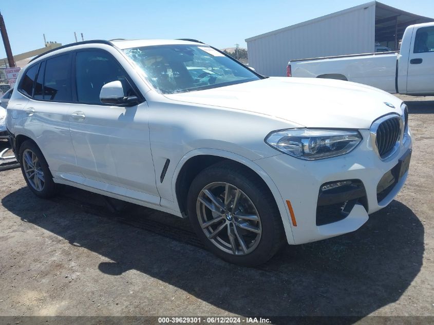 2020 BMW X3 xDrive30I VIN: 5UXTY5C03L9D25340 Lot: 39629301