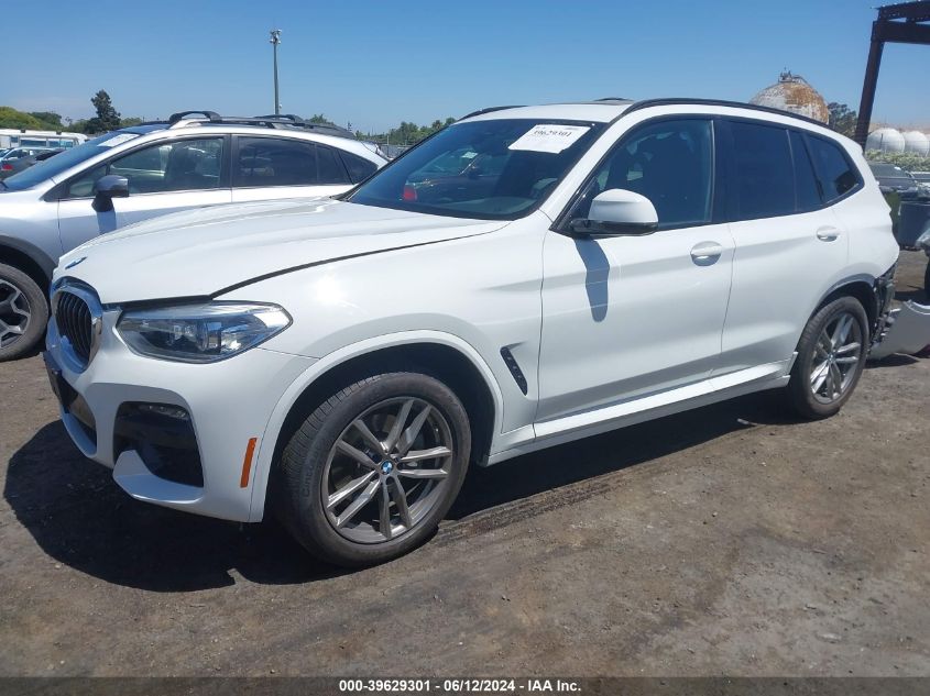 2020 BMW X3 xDrive30I VIN: 5UXTY5C03L9D25340 Lot: 39629301