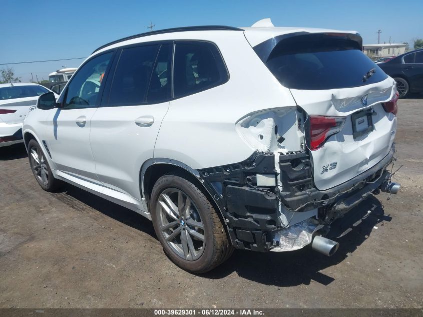 2020 BMW X3 xDrive30I VIN: 5UXTY5C03L9D25340 Lot: 39629301