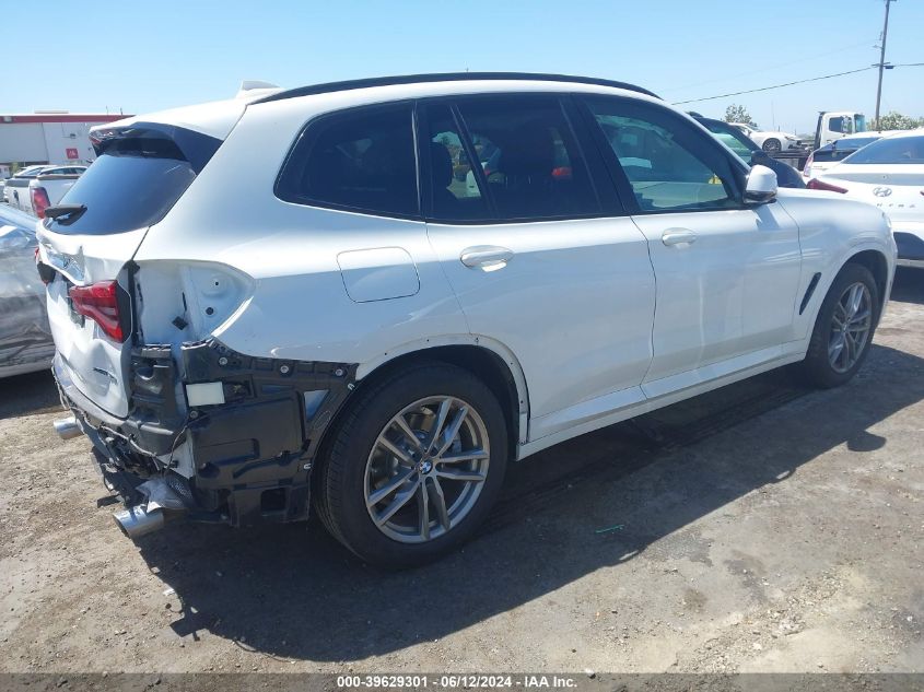 2020 BMW X3 xDrive30I VIN: 5UXTY5C03L9D25340 Lot: 39629301