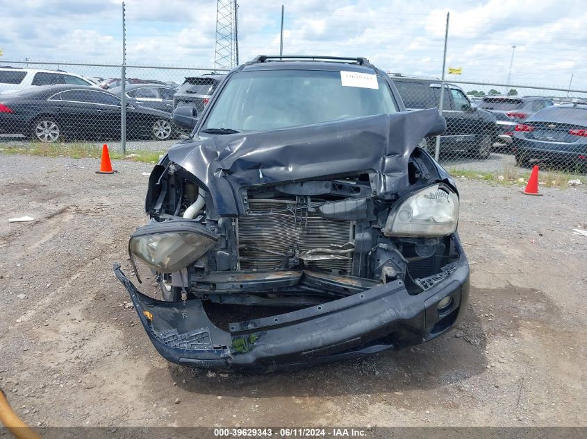 2006 Hyundai Tucson Gls/Limited VIN: KM8JN12D56U307723 Lot: 39629343