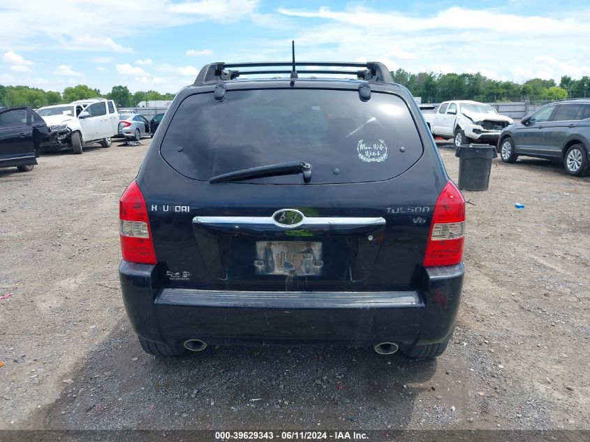 2006 Hyundai Tucson Gls/Limited VIN: KM8JN12D56U307723 Lot: 39629343