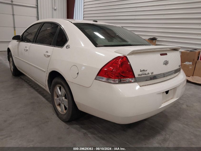 2008 Chevrolet Impala Lt VIN: 2G1WT58K689254696 Lot: 39629363