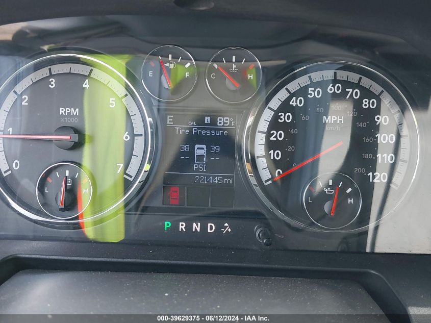 2010 Dodge Ram 1500 Slt/Sport/Trx VIN: 1D7RV1GT0AS227134 Lot: 39629375