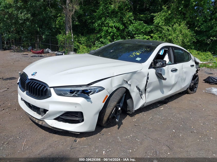 2021 BMW M850I Gtan Coupe xDrive VIN: WBAGV8C01MCG39860 Lot: 39629386