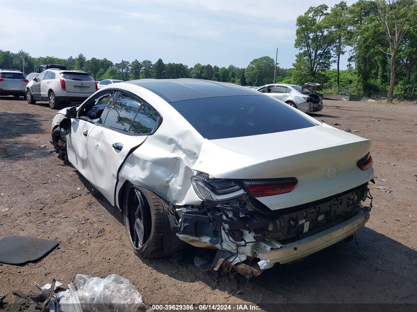 2021 BMW M850I Gtan Coupe xDrive VIN: WBAGV8C01MCG39860 Lot: 39629386