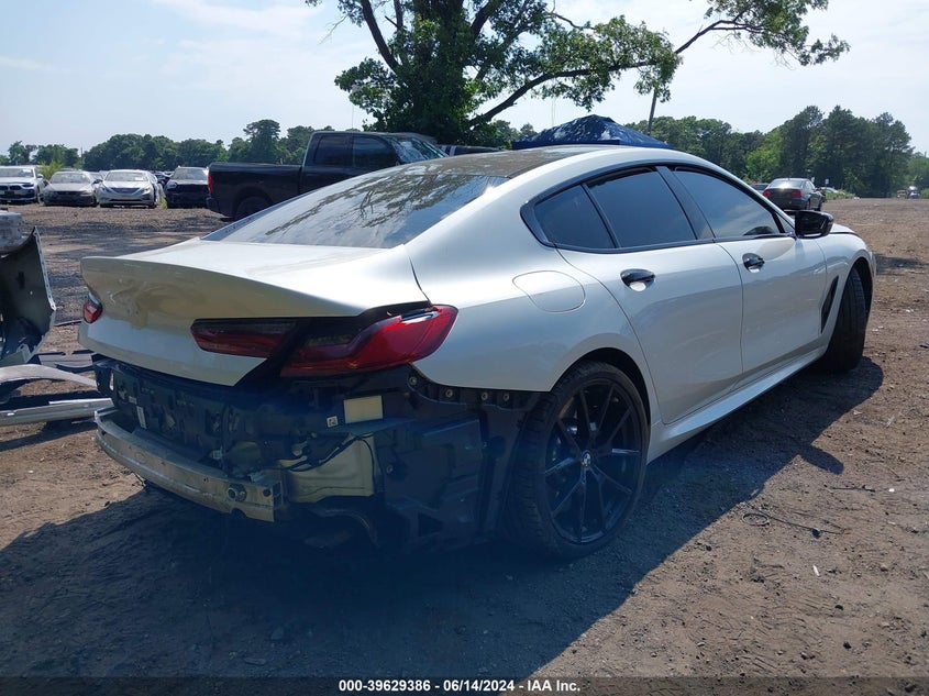 2021 BMW M850I Gtan Coupe xDrive VIN: WBAGV8C01MCG39860 Lot: 39629386