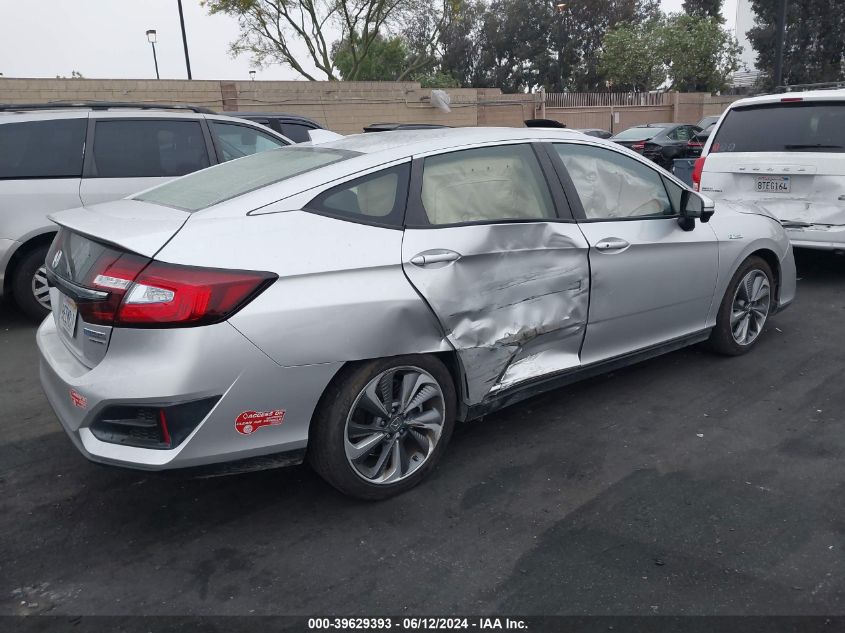 2018 Honda Clarity Plug-In Hybrid Touring VIN: JHMZC5F30JC011074 Lot: 39629393