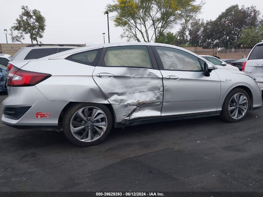 2018 Honda Clarity Plug-In Hybrid Touring VIN: JHMZC5F30JC011074 Lot: 39629393