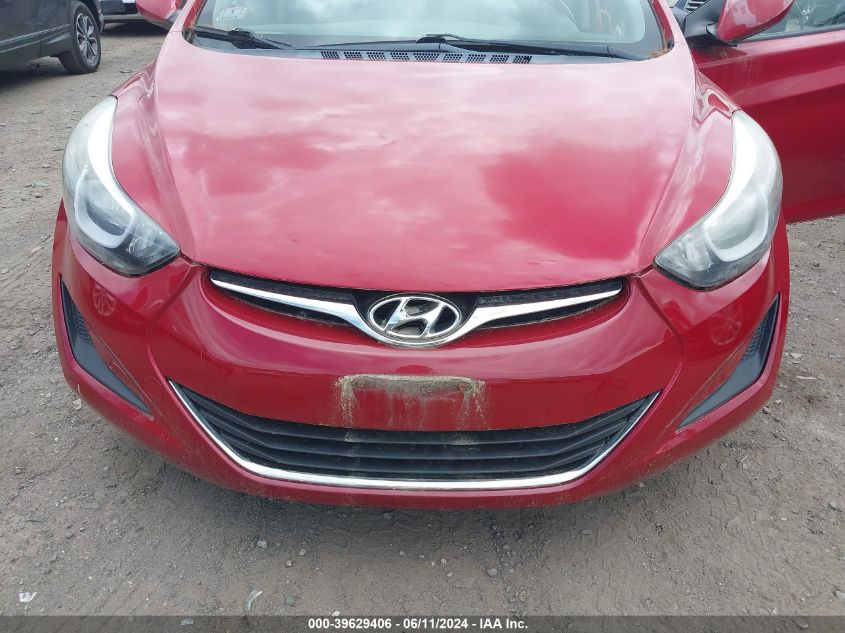 2014 Hyundai Elantra Se/Sport/Limited VIN: KMHDH4AE8EU084740 Lot: 39629406