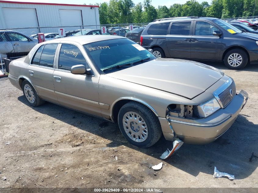 2003 Mercury Grand Marquis Gs VIN: 2MEFM74WX3X692777 Lot: 39629409