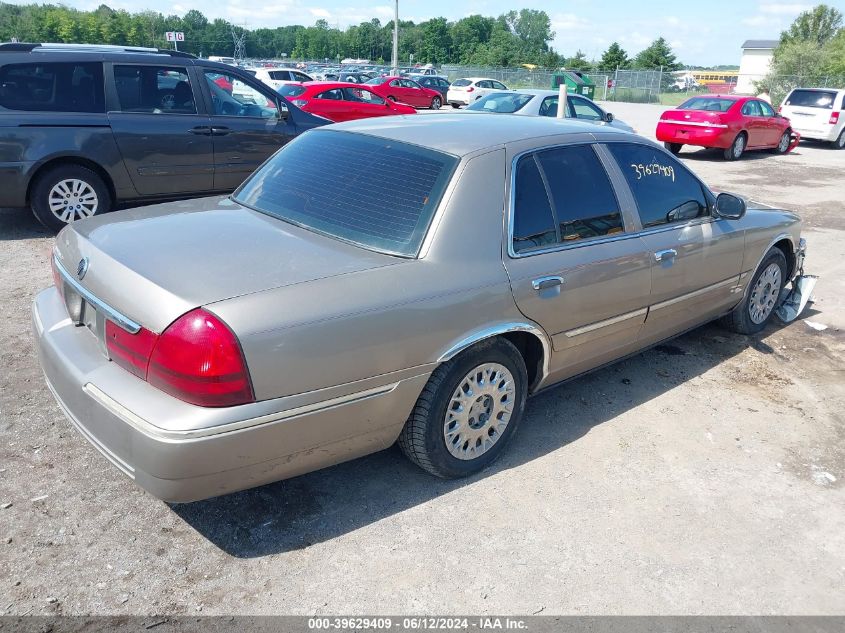 2003 Mercury Grand Marquis Gs VIN: 2MEFM74WX3X692777 Lot: 39629409