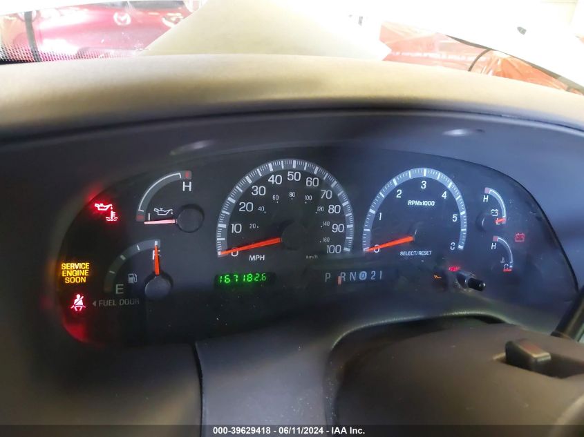 2002 Ford F-150 Lariat/Xl/Xlt VIN: 1FTRX17WX2NB91158 Lot: 39629418