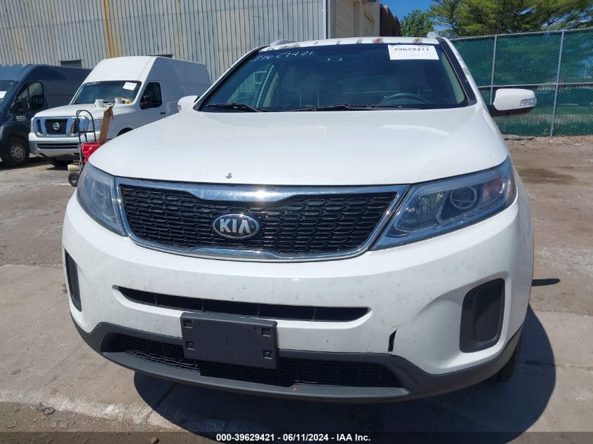 2015 Kia Sorento Lx V6 VIN: 5XYKT4A76FG576715 Lot: 39629421