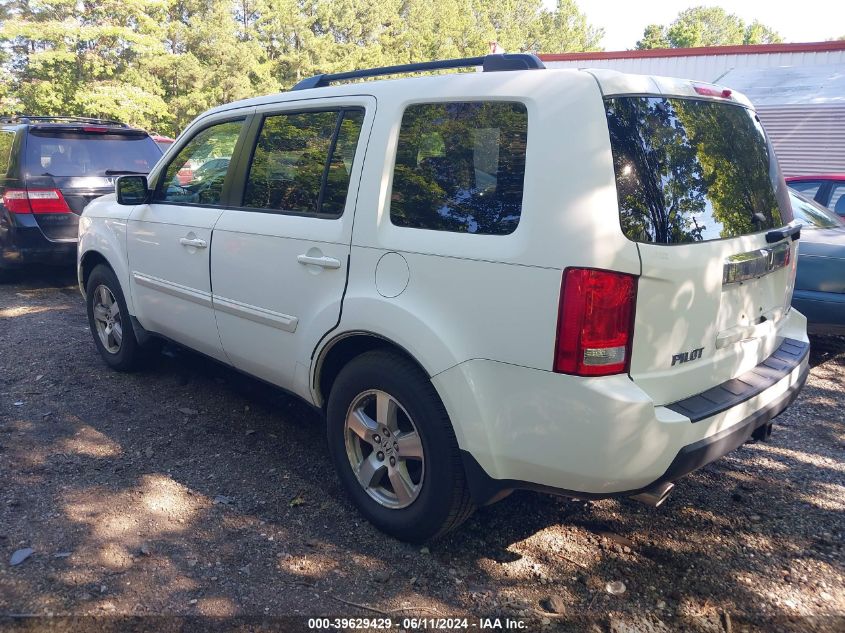 2009 Honda Pilot Exl VIN: 5FNYF48659B041921 Lot: 39629429