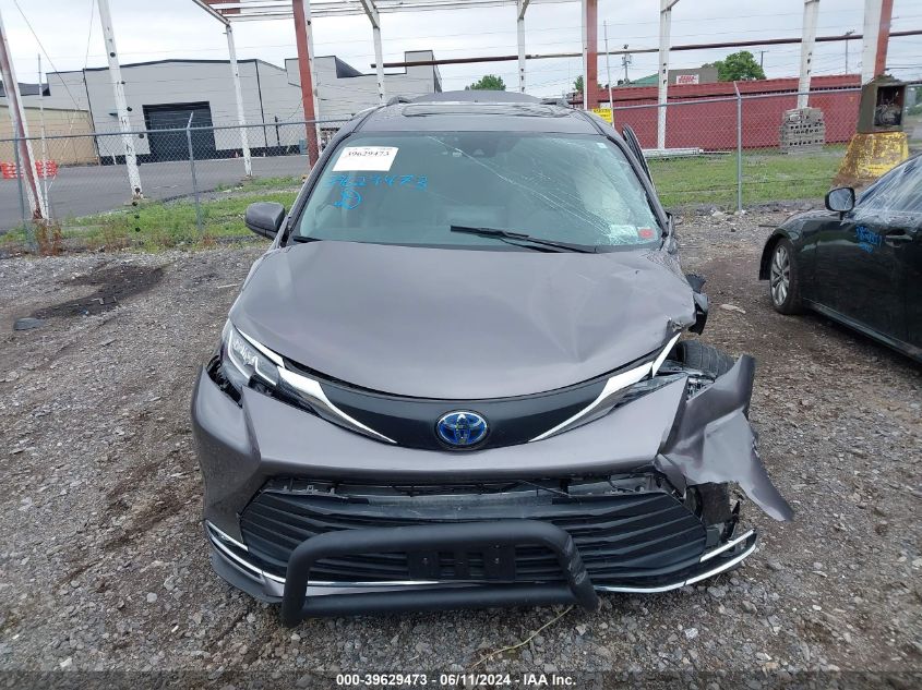 2021 Toyota Sienna Xle VIN: 5TDJSKFC2MS026100 Lot: 39629473