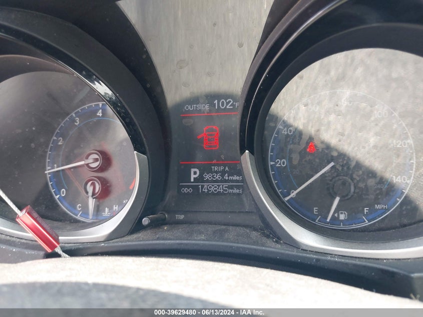 2015 Toyota Corolla S Plus VIN: 5YFBURHE5FP274374 Lot: 39629480