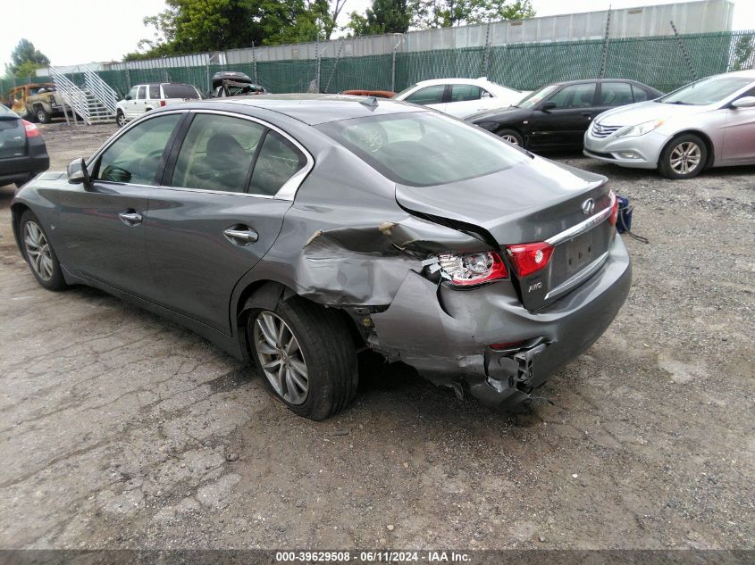 2015 Infiniti Q50 VIN: JN1BV7AR0FM405232 Lot: 39629508