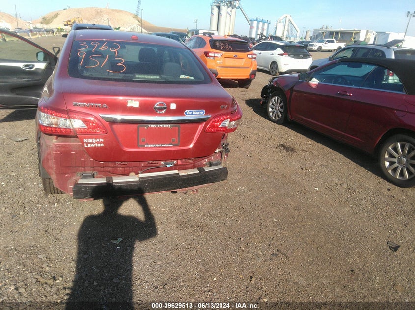 2015 Nissan Sentra Fe+ S/S/Sl/Sr/Sv VIN: 3N1AB7AP2FY292710 Lot: 39629513