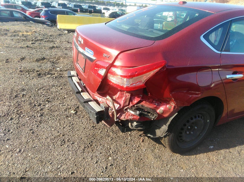 2015 Nissan Sentra Fe+ S/S/Sl/Sr/Sv VIN: 3N1AB7AP2FY292710 Lot: 39629513