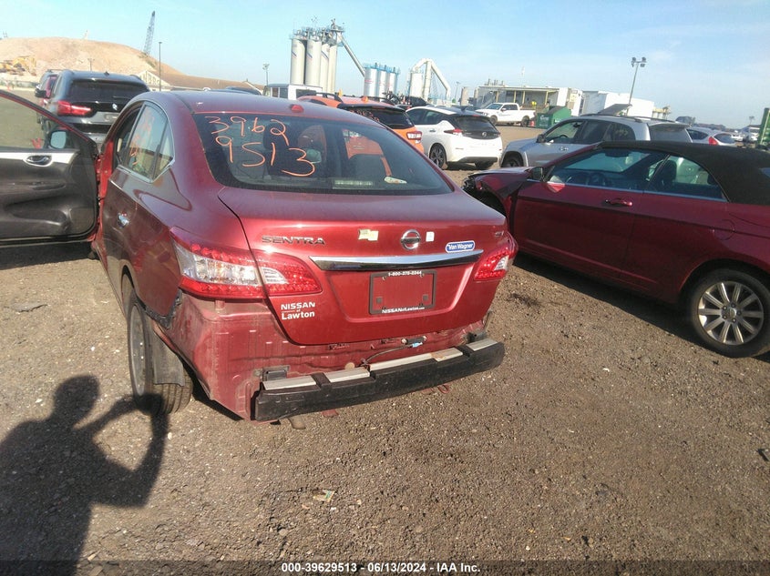 2015 Nissan Sentra Fe+ S/S/Sl/Sr/Sv VIN: 3N1AB7AP2FY292710 Lot: 39629513
