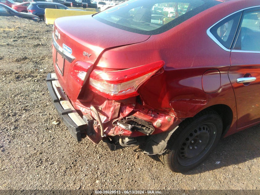 2015 Nissan Sentra Fe+ S/S/Sl/Sr/Sv VIN: 3N1AB7AP2FY292710 Lot: 39629513
