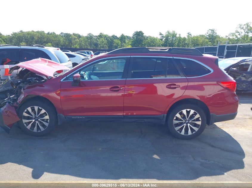 2015 Subaru Outback 2.5I Limited VIN: 4S4BSAJC4F3319504 Lot: 39629515