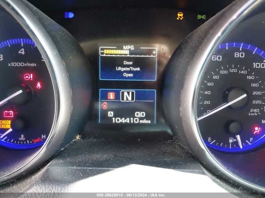 2015 Subaru Outback 2.5I Limited VIN: 4S4BSAJC4F3319504 Lot: 39629515