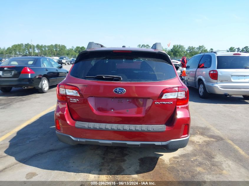 2015 Subaru Outback 2.5I Limited VIN: 4S4BSAJC4F3319504 Lot: 39629515