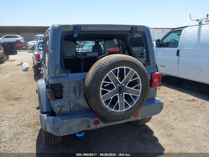 2022 Jeep Wrangler 4Xe Unlimited High Altitude 4X4 VIN: 1C4JJXP66NW187124 Lot: 39629517