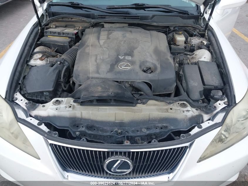 2007 Lexus Is 250 VIN: JTHCK262072013839 Lot: 39629524