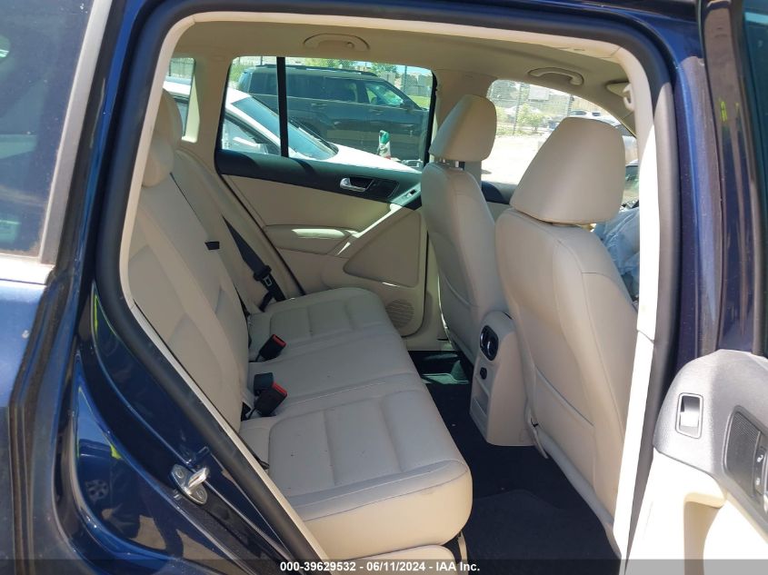2013 Volkswagen Tiguan Se VIN: WVGBV7AX2DW525221 Lot: 39629532