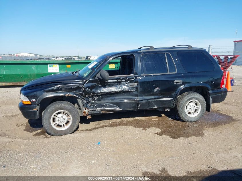 1998 Dodge Durango Slt VIN: 1B4HS28Y8WF221450 Lot: 39629533