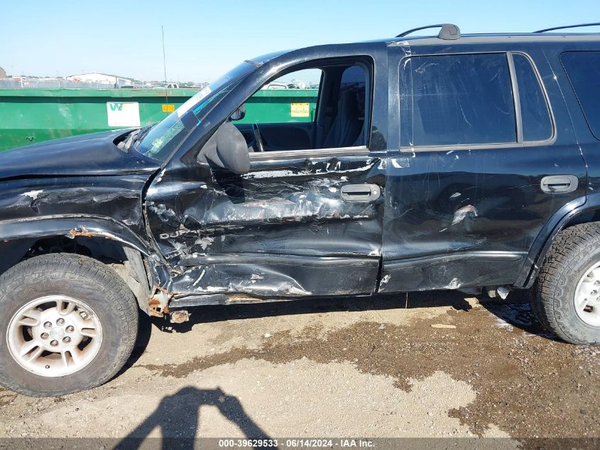 1998 Dodge Durango Slt VIN: 1B4HS28Y8WF221450 Lot: 39629533