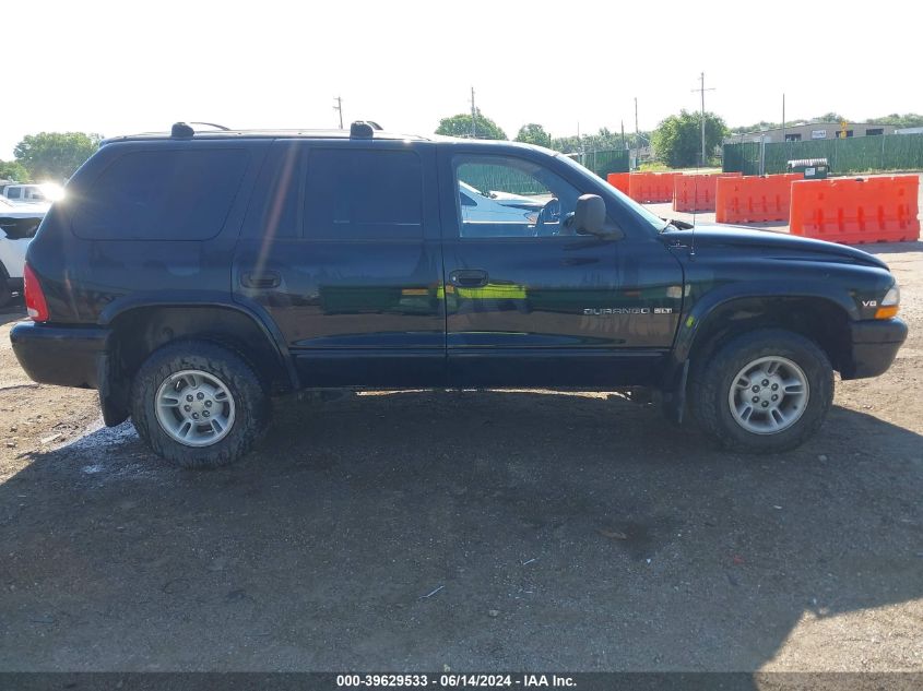 1998 Dodge Durango Slt VIN: 1B4HS28Y8WF221450 Lot: 39629533