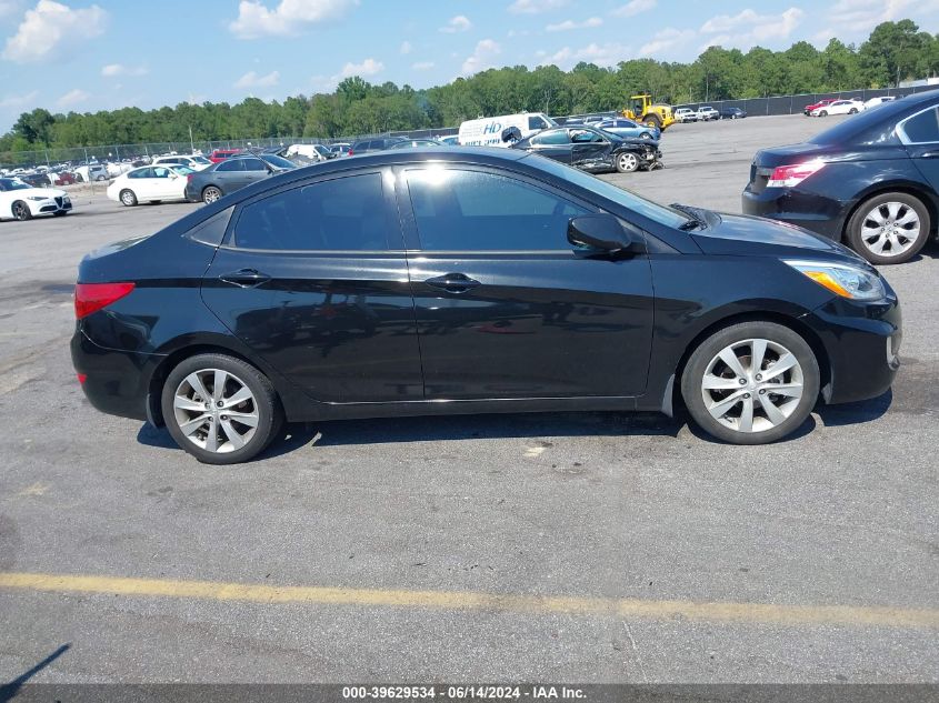 2014 Hyundai Accent Gls VIN: KMHCU4AE2EU769226 Lot: 39629534