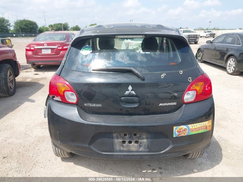 2014 Mitsubishi Mirage De VIN: ML32A3HJ2EH024168 Lot: 39629580