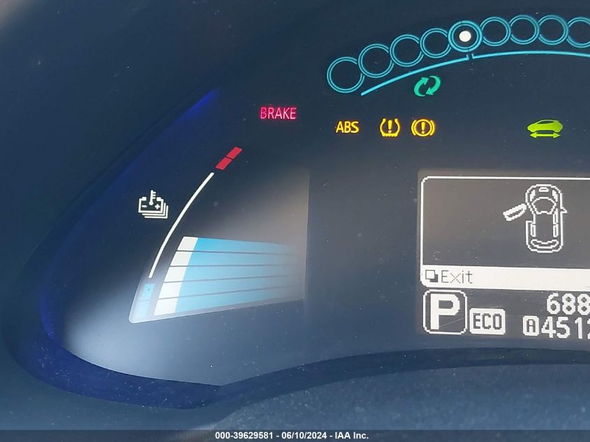 2014 Nissan Leaf Sl VIN: 1N4AZ0CP0EC339470 Lot: 39629581