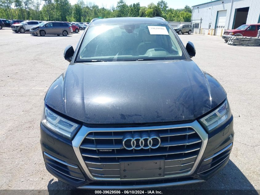 2018 Audi Q5 2.0T Premium/2.0T Tech Premium VIN: WA1BNAFY7J2003877 Lot: 39629586