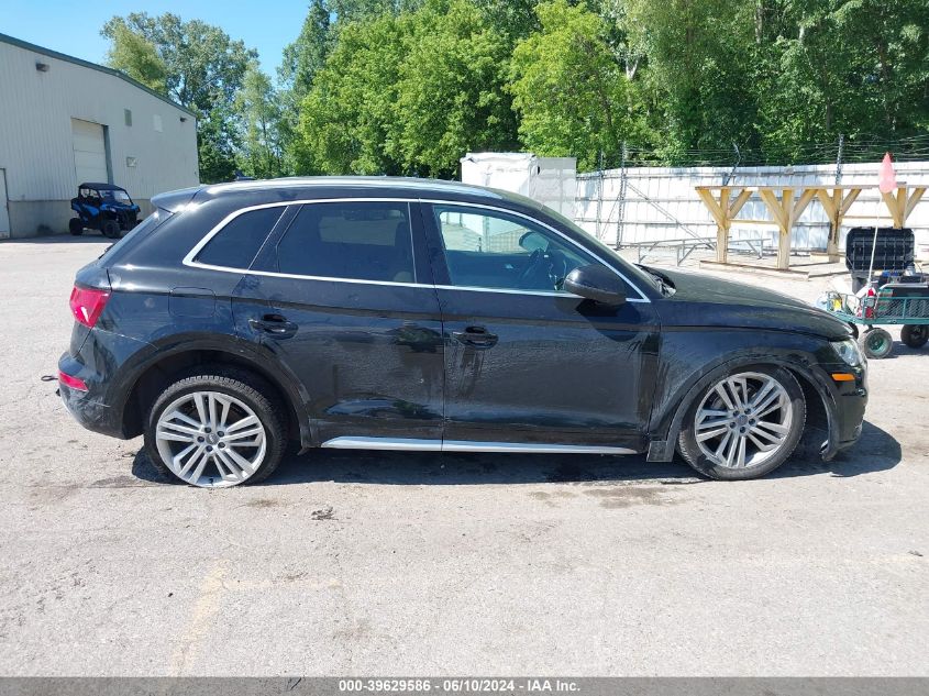 2018 Audi Q5 2.0T Premium/2.0T Tech Premium VIN: WA1BNAFY7J2003877 Lot: 39629586