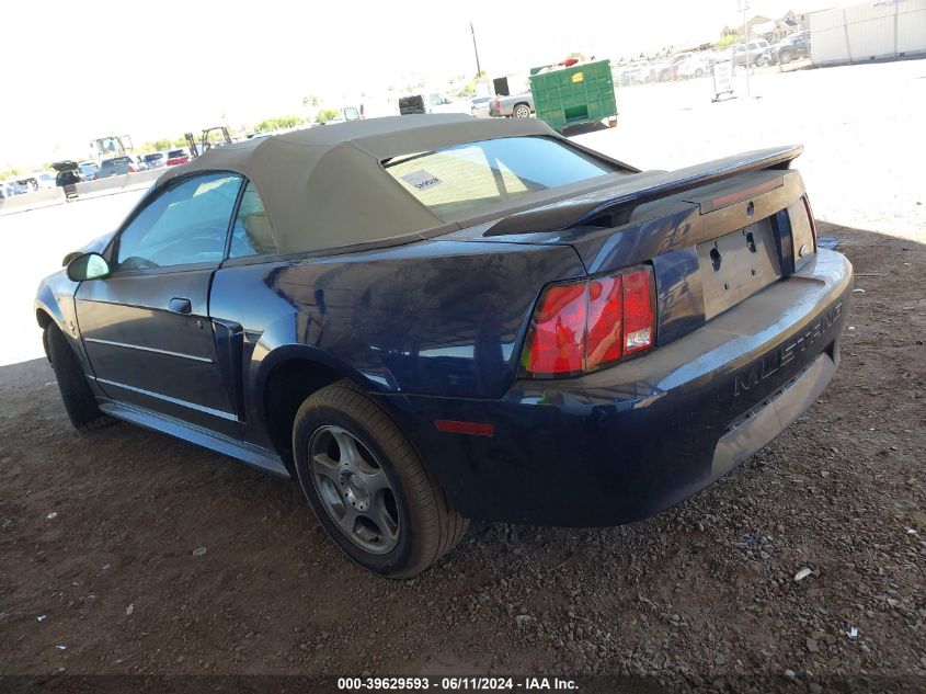 2003 Ford Mustang VIN: 1FAFP44463F407757 Lot: 39629593