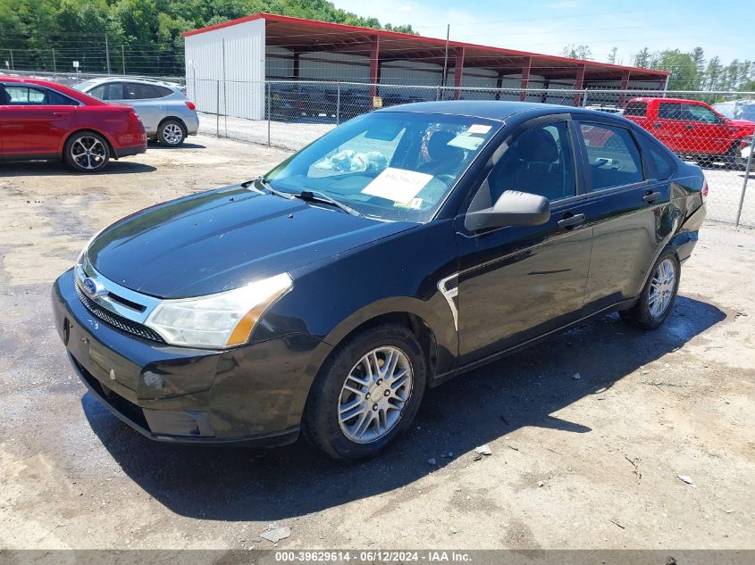 2008 Ford Focus Se/Ses VIN: 1FAHP35N68W161617 Lot: 39629614