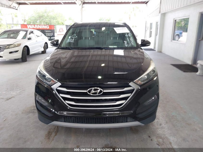 2018 Hyundai Tucson Value VIN: KM8J3CA25JU726956 Lot: 39629624
