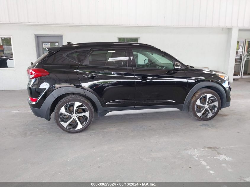 2018 Hyundai Tucson Value VIN: KM8J3CA25JU726956 Lot: 39629624
